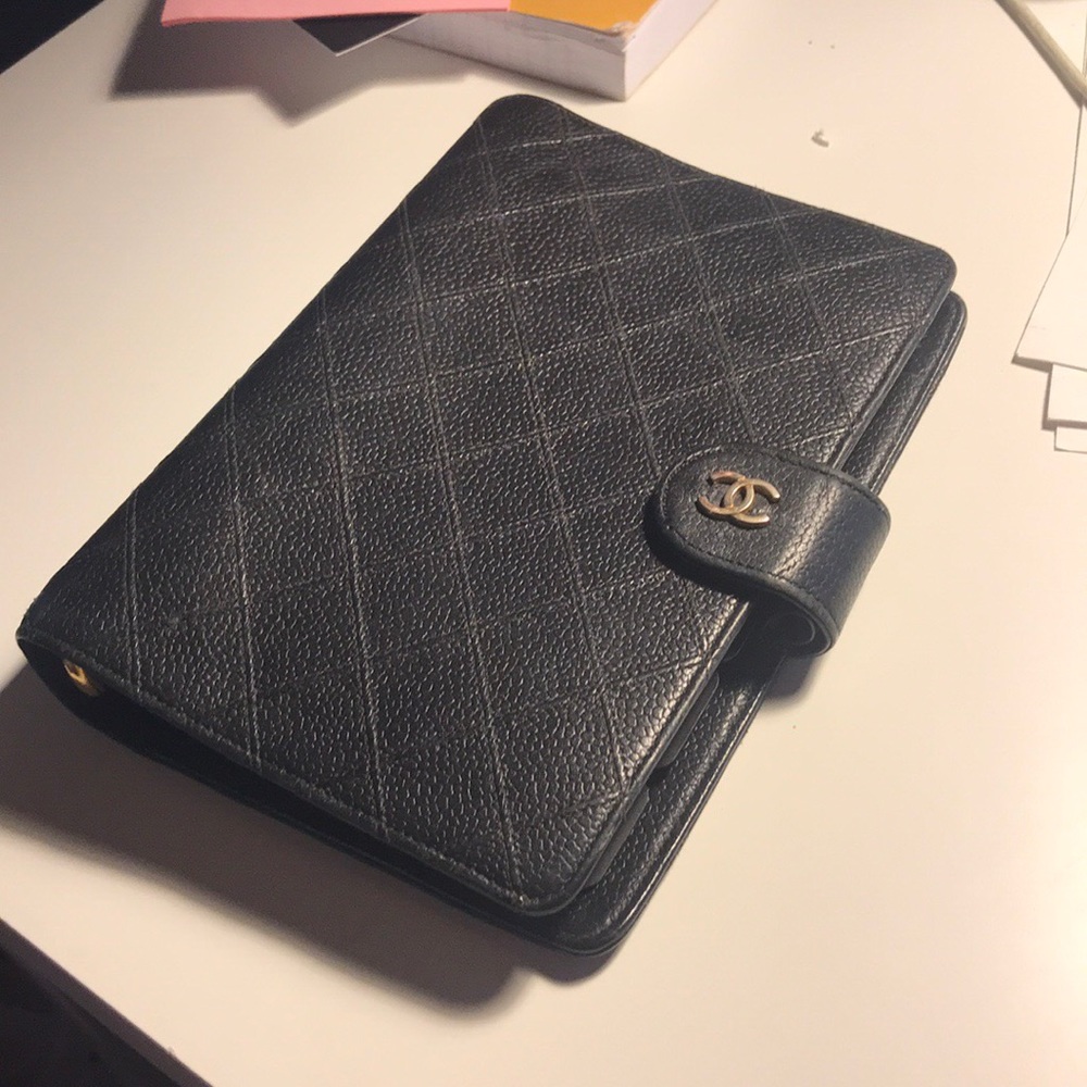 Authentic RARE vintage Chanel agenda